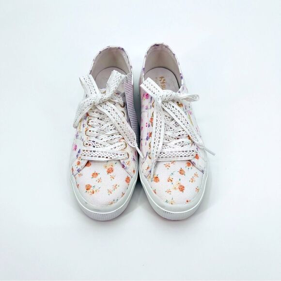 NWT LoveShackFancy × Superga Sneaker Floral Shoes Size 10 - Picture 5 of 13